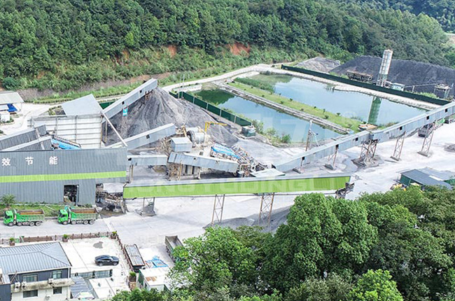 湖北宜昌日產一萬噸砂石料生產線 湖北宜昌日產一萬噸砂石料生產線